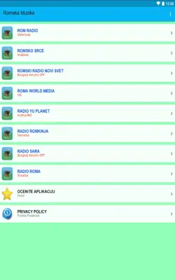 Romska Muzika android App screenshot 2